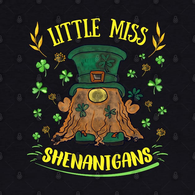 Little Miss Shenanigans Gnome - St. Patrick's Day by Ruffeli